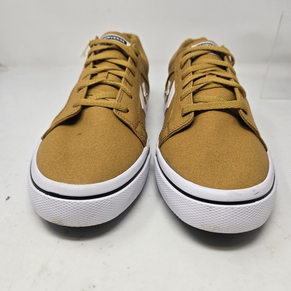 Converse Mens Size 11.5 El Distrito 2.0 OX Honey Brown White Sneakers A03787F - Picture 5 of 13